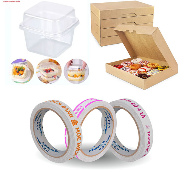 những lợi ích sử dụng băng keo in cho tiệm bánh ngọt