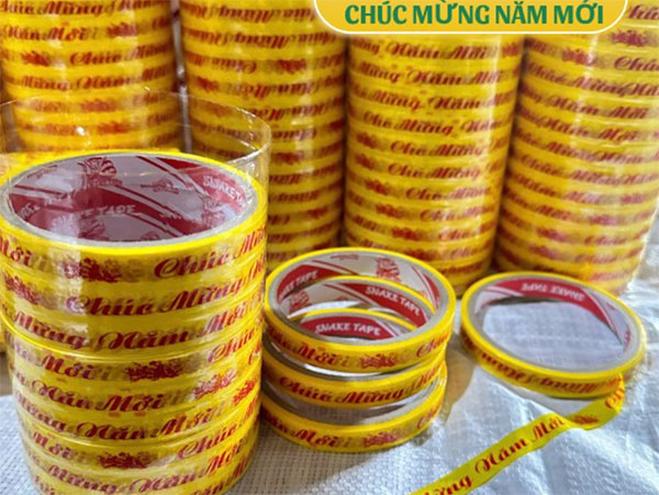 đặt băng keo in cho dịp tết nên đặt sớm không