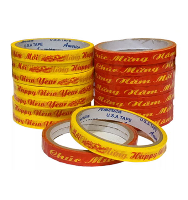 đặt băng keo in cho dịp tết
