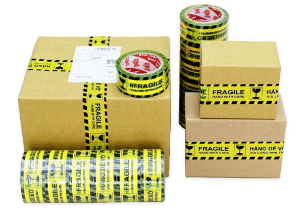 Cách sử dụng băng keo hàng dễ vỡ